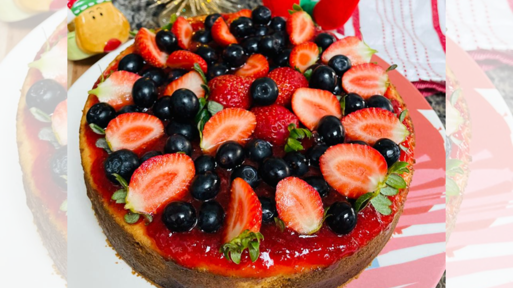 Cheesecake de Frutas Vermelhas - arianaribeiros.com.br
